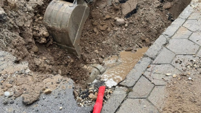 Възникнала авария по вътрешната водопроводна мрежа на гр. Кочериново